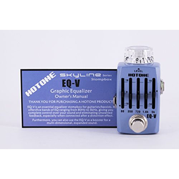 HOTONE EQ-V SEQ-1 Single Footswitch Analog 5 Band Equalizer Pedal